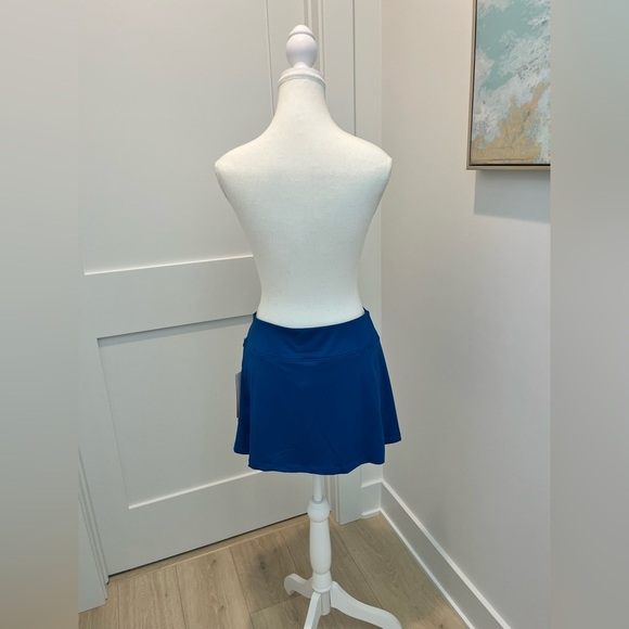 FILA PerformaEnergy tennis A-Line skort blue NEW sweat wicking stretchy medium - Picture 4 of 11